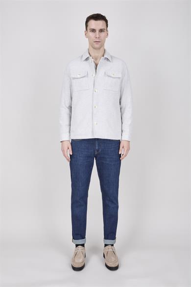 Erkek Gri Bebe Yaka Mont