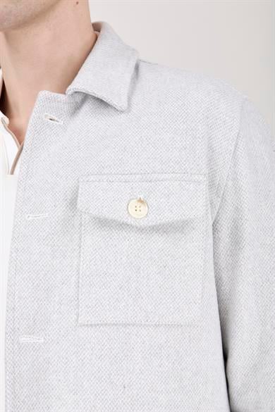 Erkek Gri Bebe Yaka Mont