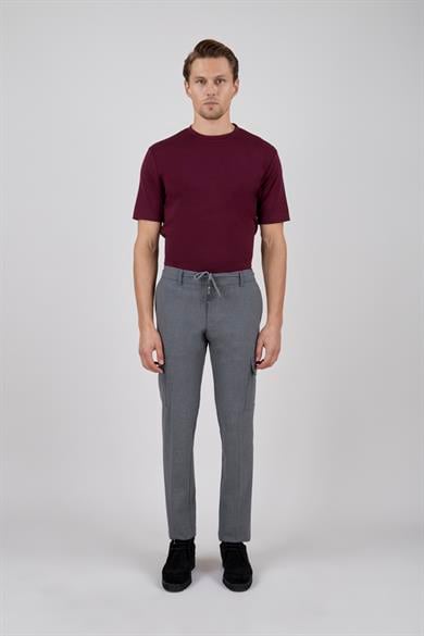 Erkek Gri Kargo Pantolon