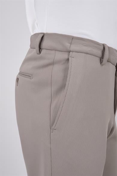Erkek Koyu Bej Slim Fit Spor Pantolon
