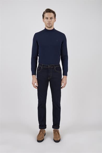 Erkek Koyu Mavi Kot Pantolon