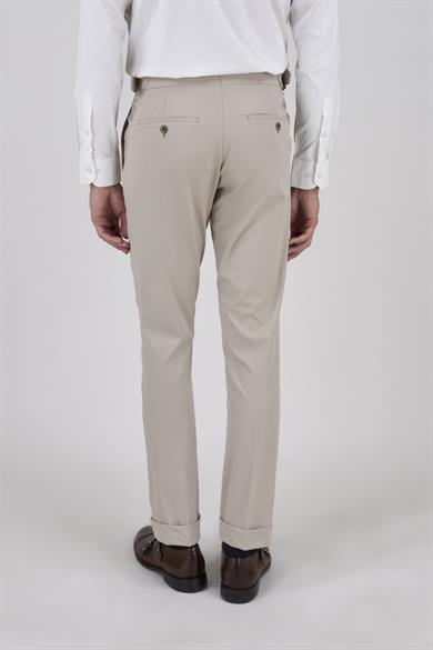 Erkek Koyu Bej Spor Pantolon