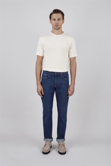 Erkek Koyu Mavi Kot Pantolon