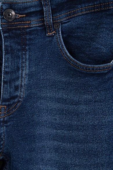 Erkek Koyu Mavi Slim Fit Kot Pantolon