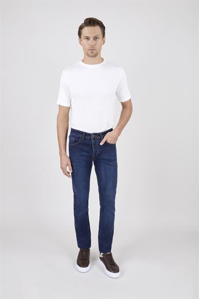 Erkek Koyu Mavi Kot Pantolon