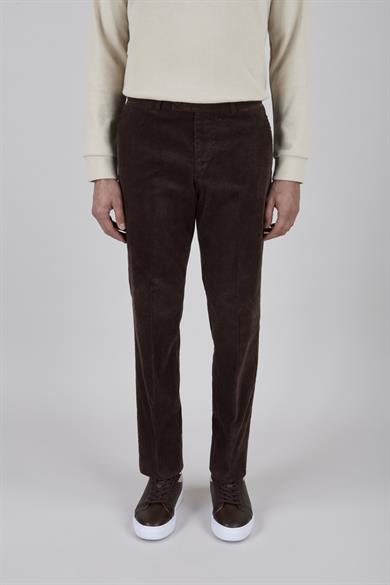 Erkek Kahverengi Kadife Spor Pantolon