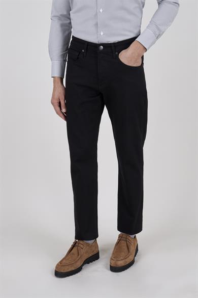 Erkek Siyah Kot Pantolon