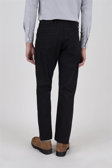 Erkek Siyah Kot Pantolon