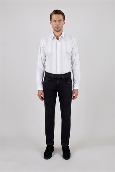 Erkek Siyah Kot Pantolon