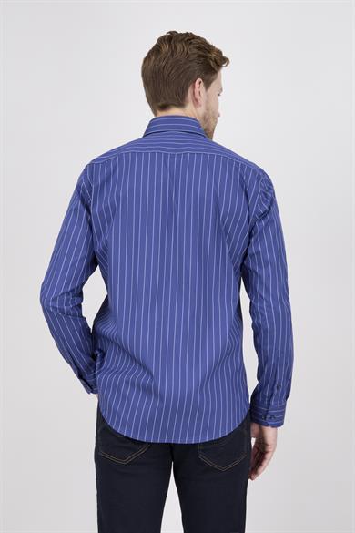 Erkek Slim Fit Siyah Gömlek