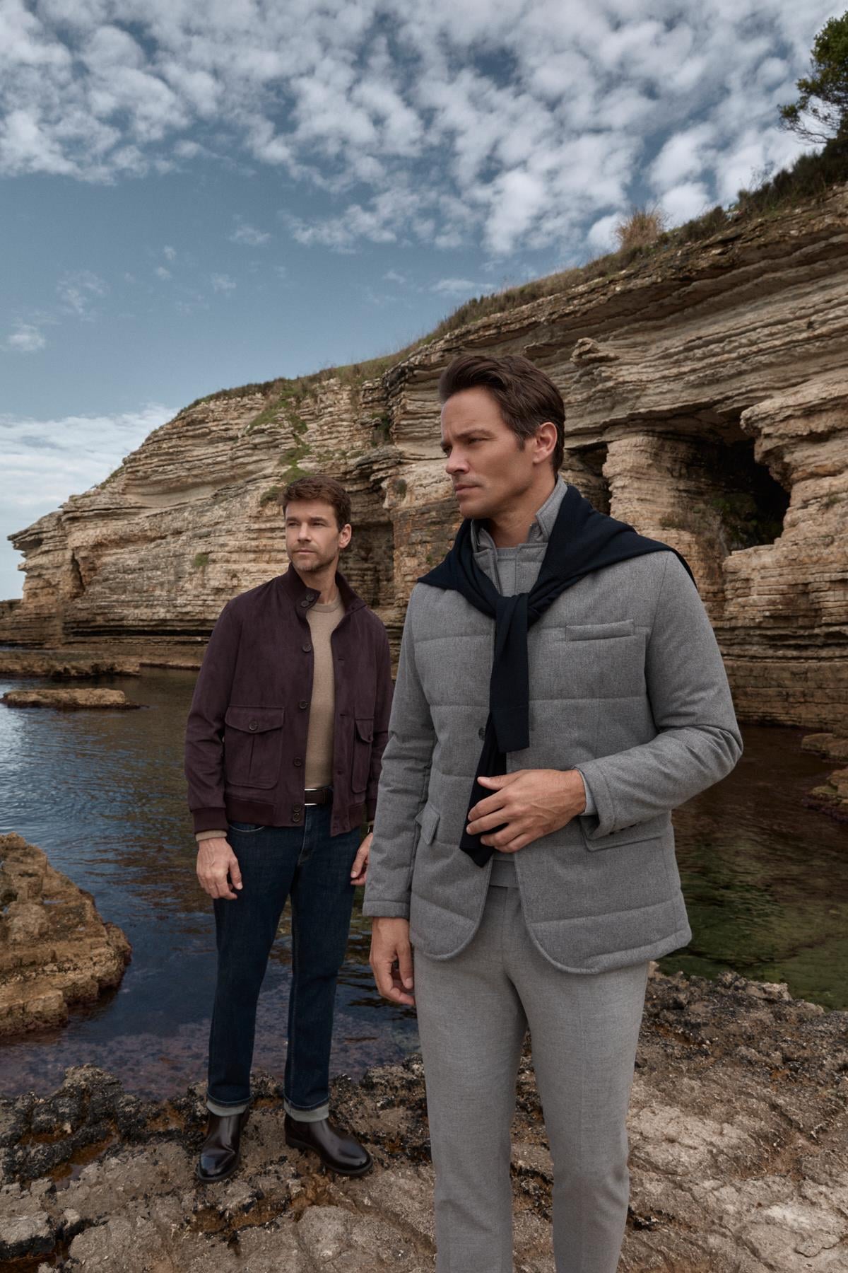 ERKEK GRİ CASUAL CEKET