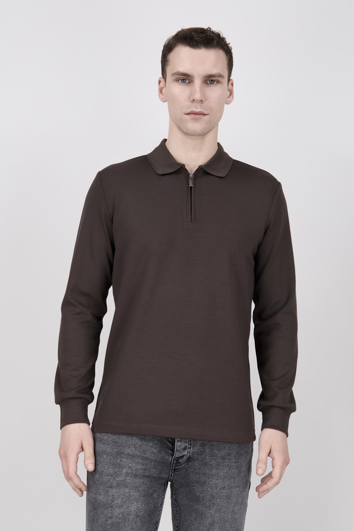 KAHVERENGİ B5RM2J621004 T-SHIRT