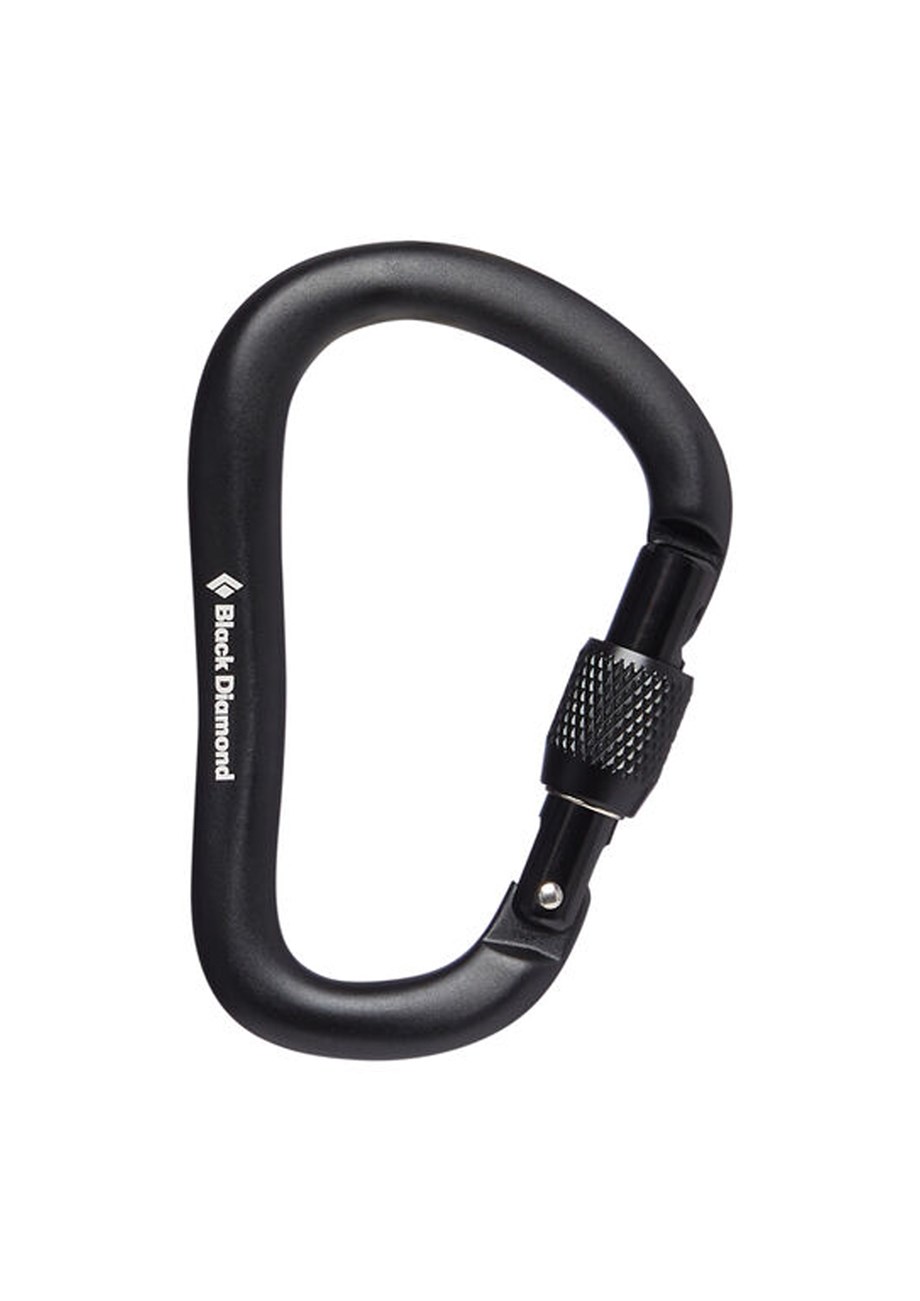 BLACK DIAMOND ROCKLOCK SCREWGATE OUTDOOR KARABİNA Black