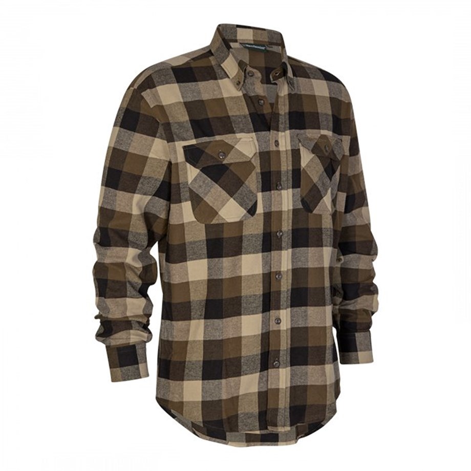 DEERHUNTER Marvin Kahverengi Kareli Gömlek 43/44
