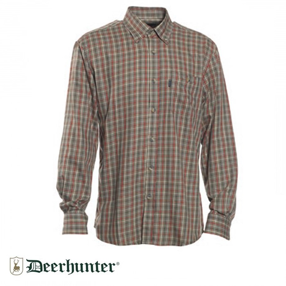 DEERHUNTERWaylon499Red Kareli  Uzun Kol Gömlek