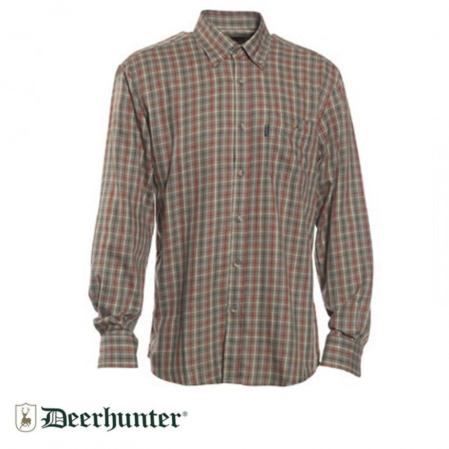 DEERHUNTERWaylon499Red Kareli  Uzun Kol Gömlek