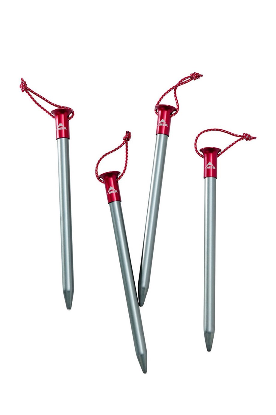 MSR Core Stake 9 Kit 4lü Çadır Kazığı Kırmızı-Gri