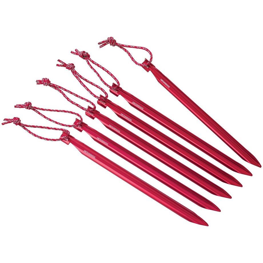 Msr Grounhog V2 Çadır Kazığı 4lü Red