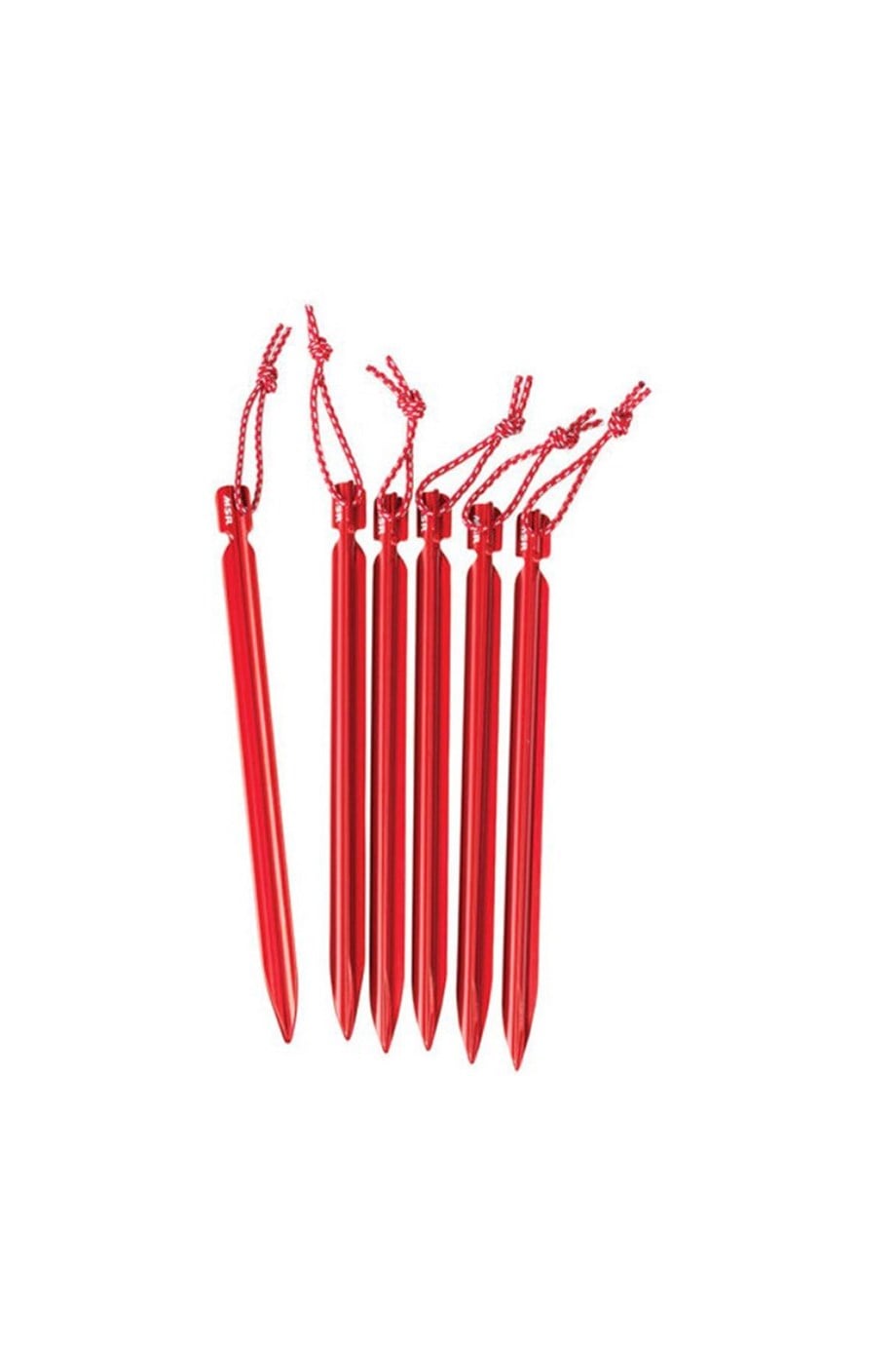 MSR Mini Groundhog Stake Kit V2 Çadır Kazığı 6lı Red