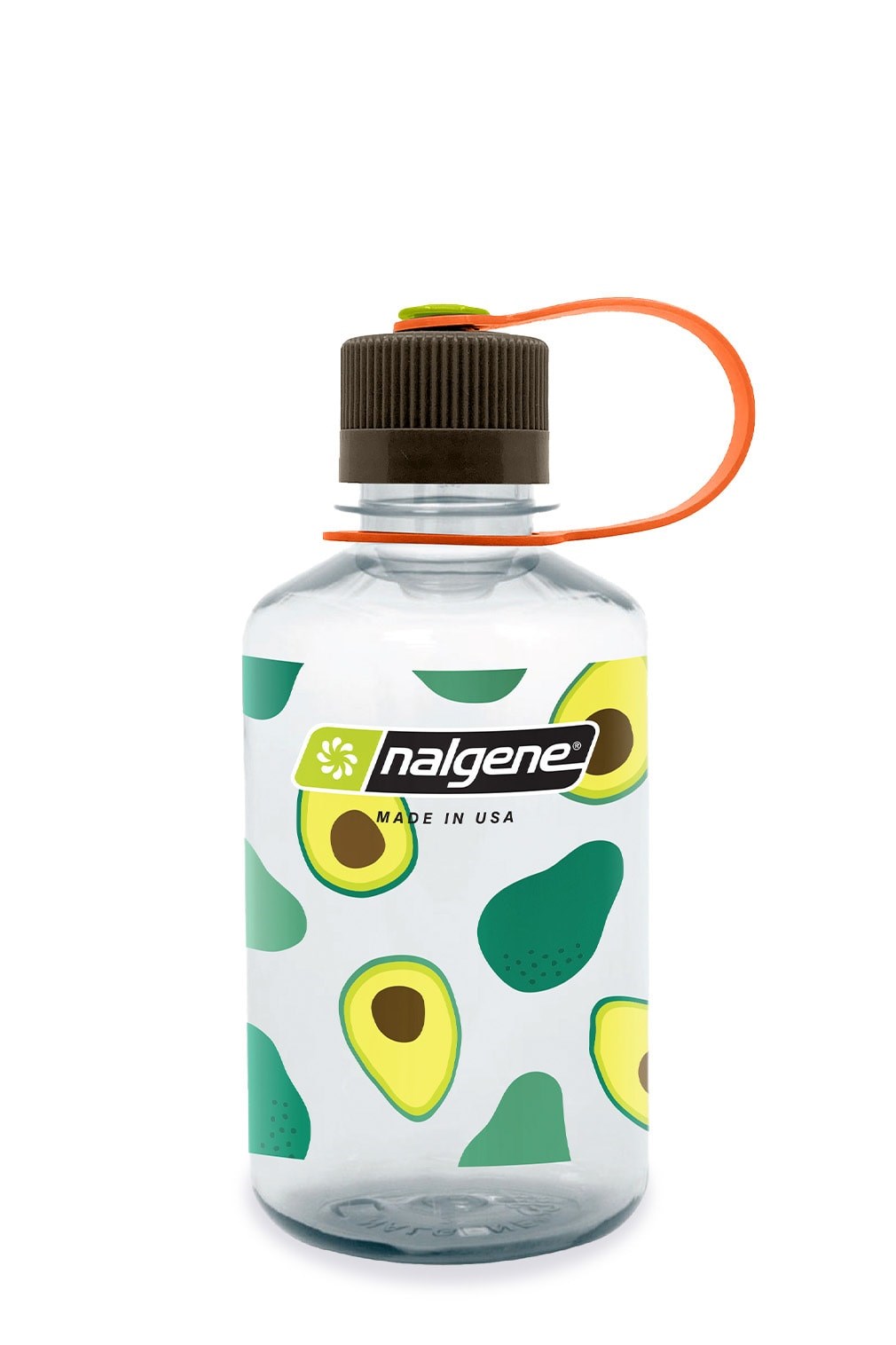 Nalgene 16oz NM Clear w/Avocados print