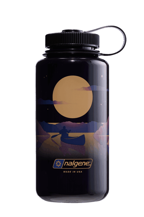 Nalgene 32oz WM Odyssey Grey with Moonset, Sustain