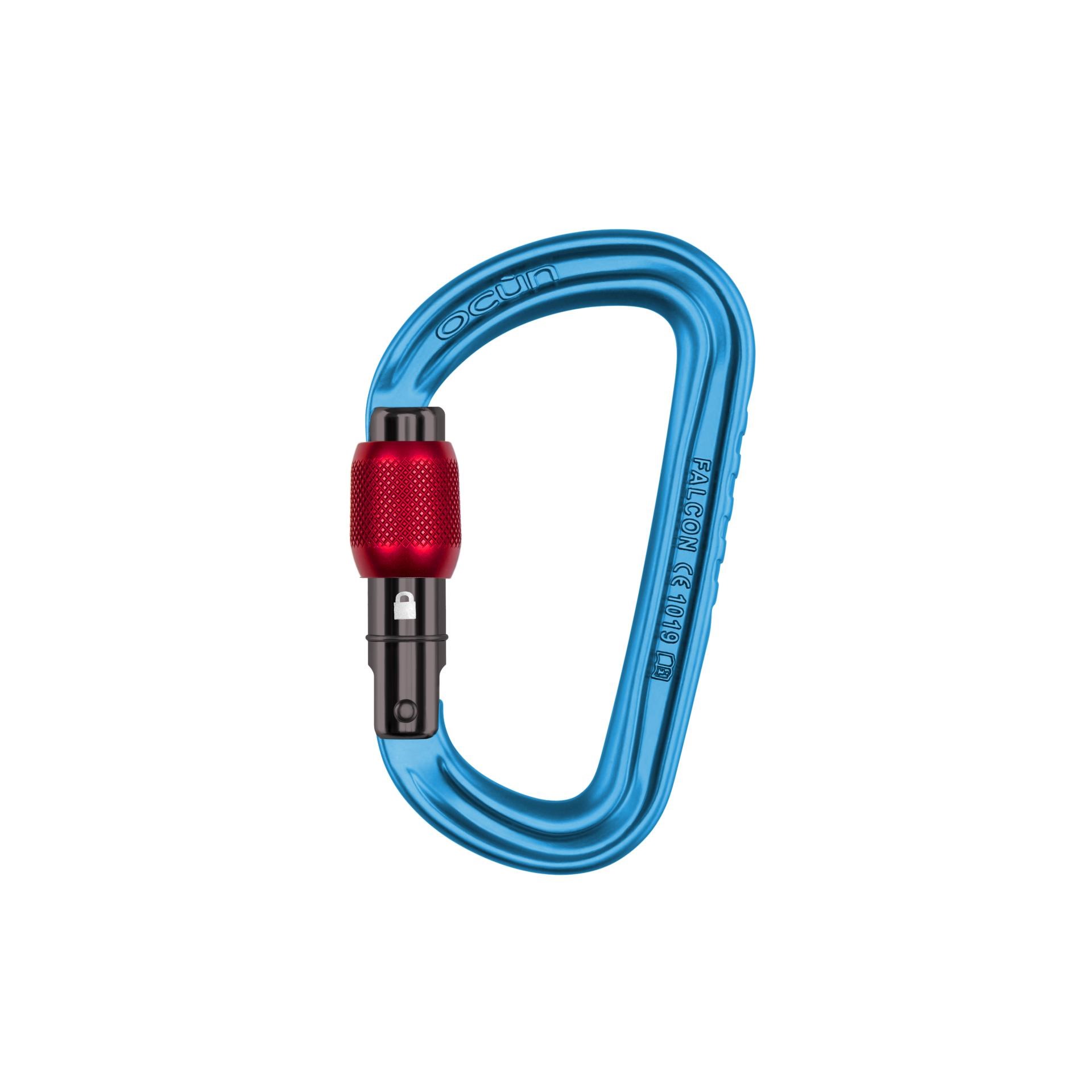 Ocun Falcon Karabina - Screw, Mavi