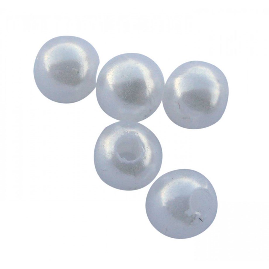 Trabucco Round Pearl White Boncuk