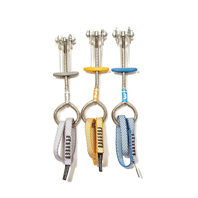 Kouba Flex Yaylı Takoz Seti - Orta Boyutlar, 3'lü Set; 1, 2, 3