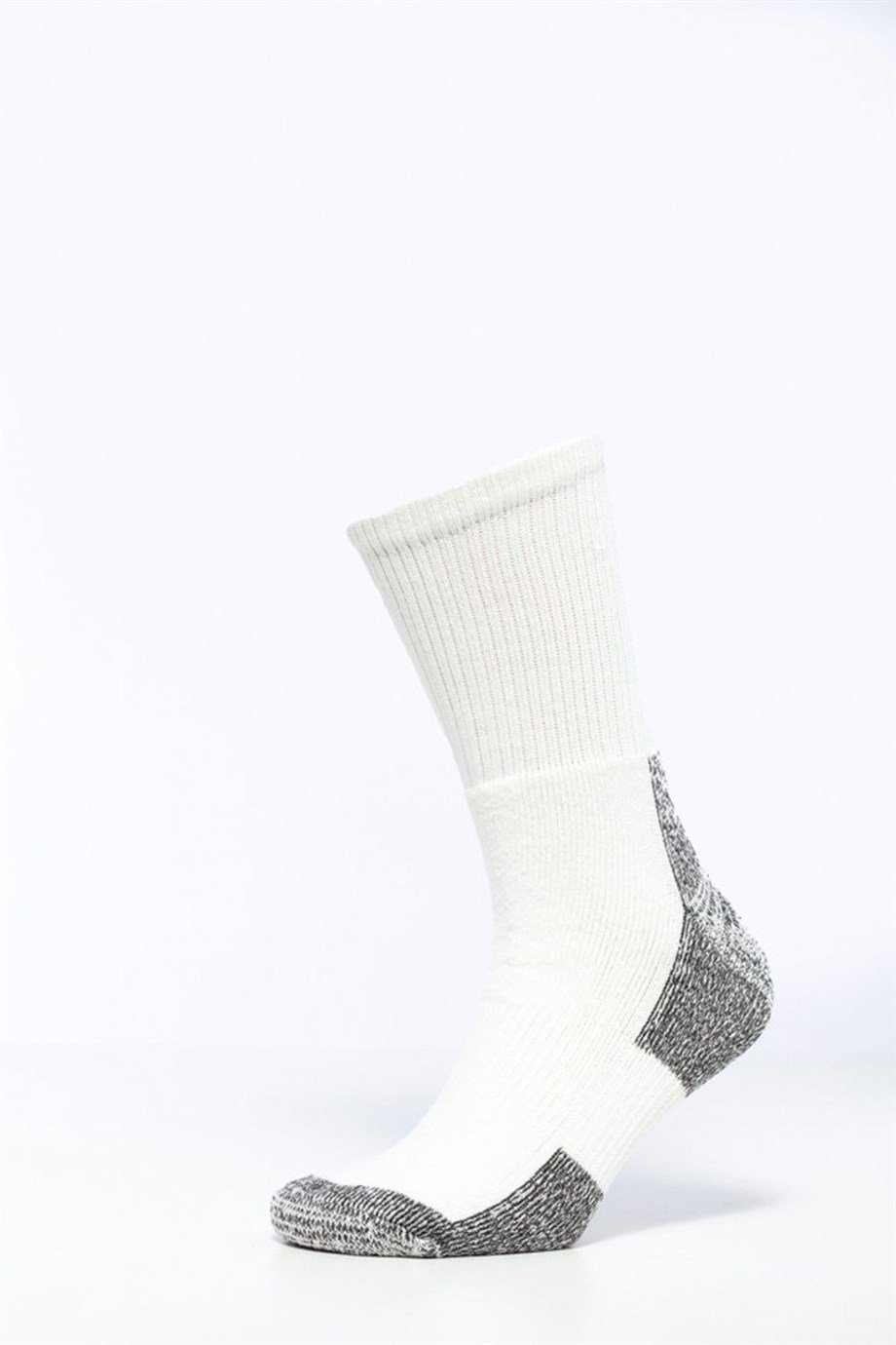 ALPINIST  Akrilik Takfiyeli yün çorap Ekru
