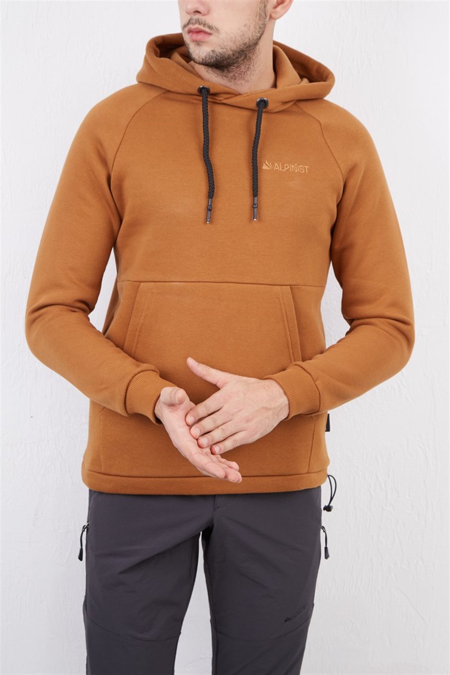 Alpinist Delta Kapşonlu Sweatshirt HARDAL