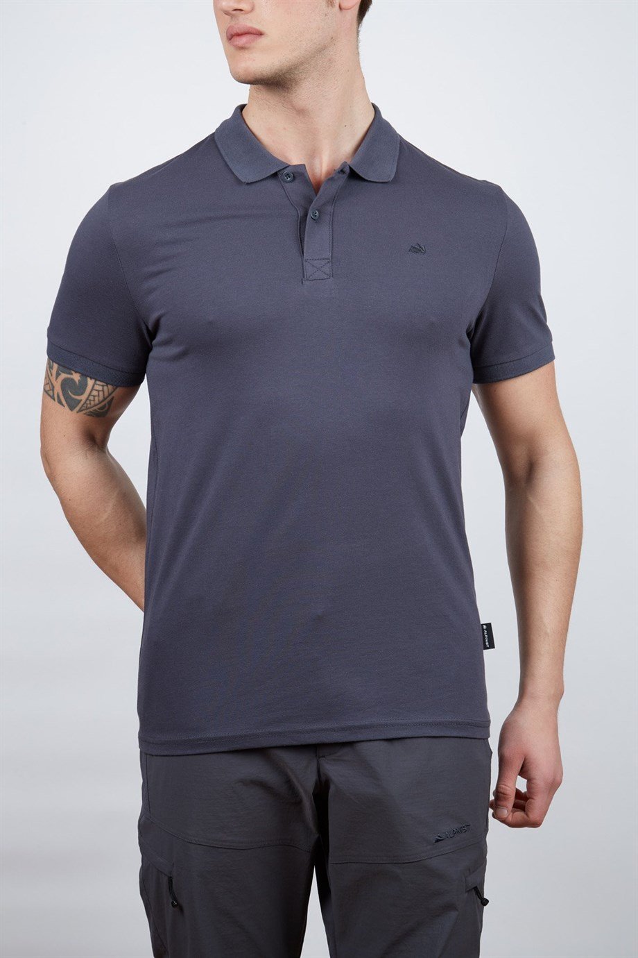 Alpinist Stratus Erkek Polo T-Shirt Antrasit