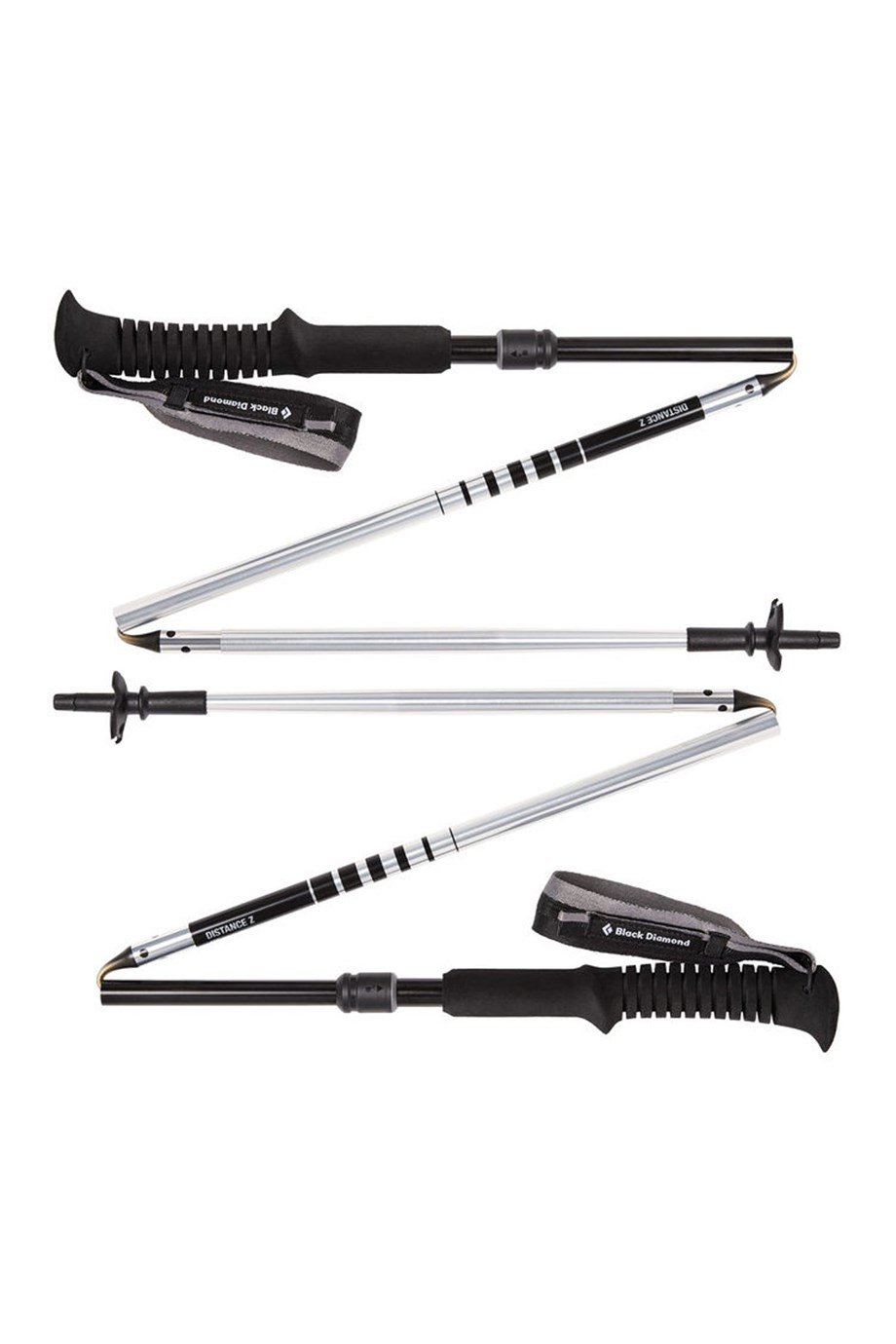 BLACK DIAMOND Distance Z Z-Poles 120 cm Baton Black-Silver