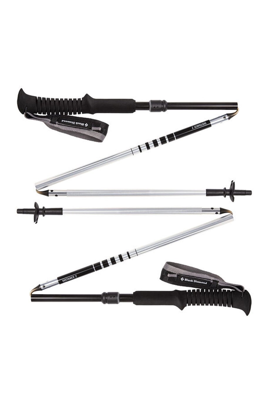 BLACK DIAMOND DISTANCE Z Z-POLES OUTDOOR BATON 130 CM Gri-Siyah