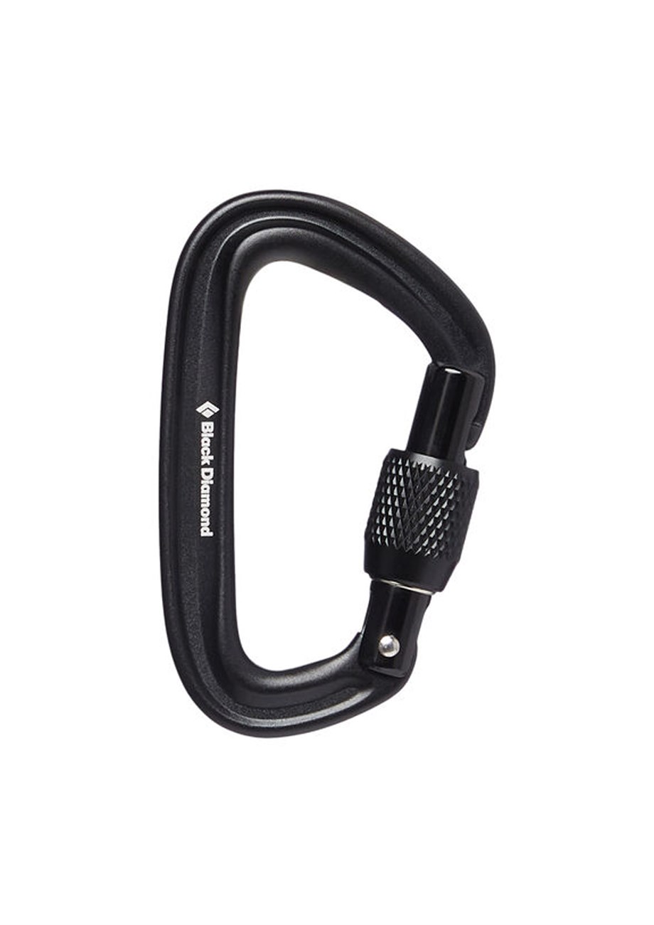 BLACK DIAMOND LITEFORGE SCREWGATE OUTDOOR KARABİNA Black