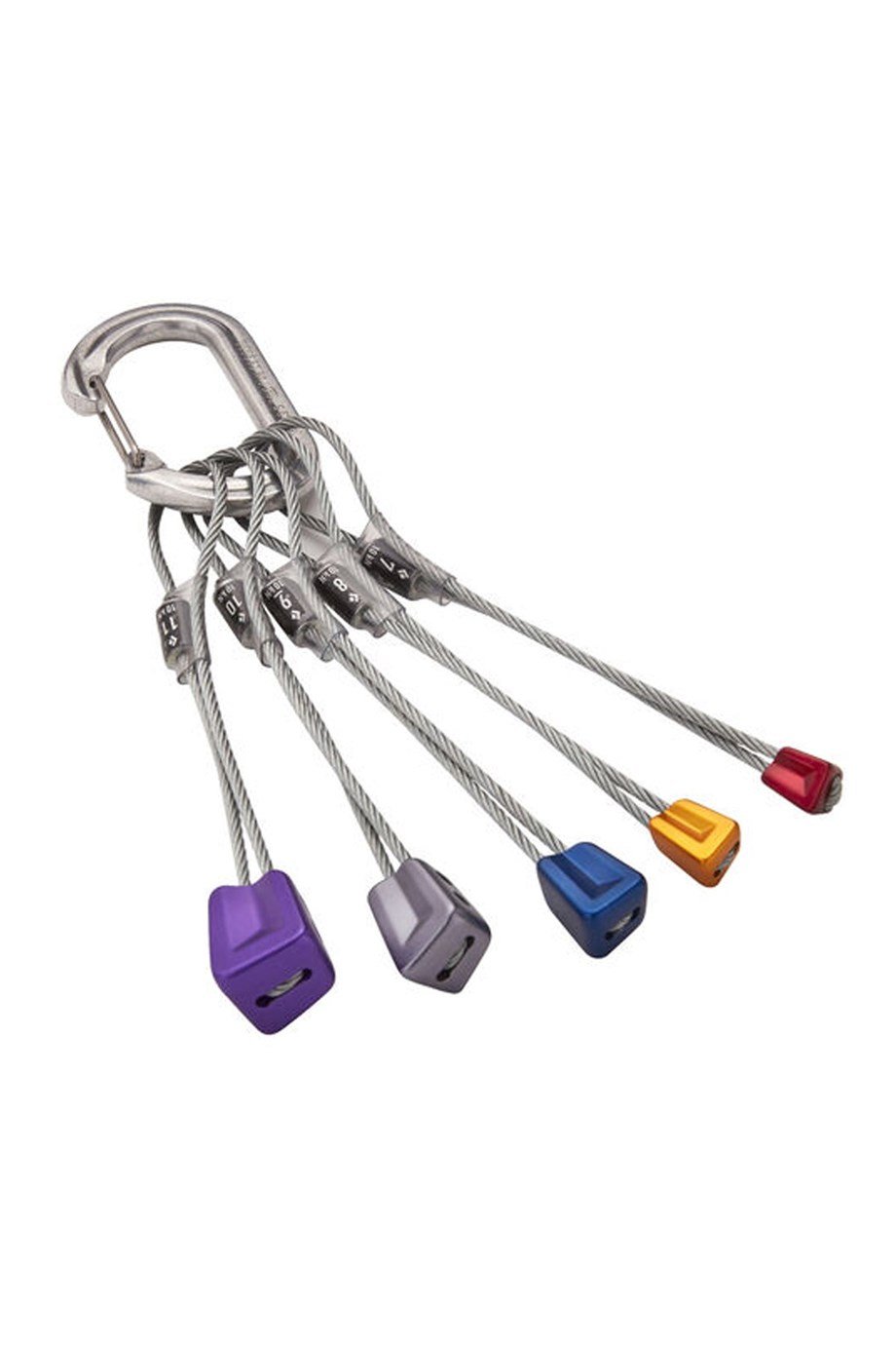 BLACK DIAMOND OFFSET STOPPER SET #7-11 KARABİNA karışık-renkli