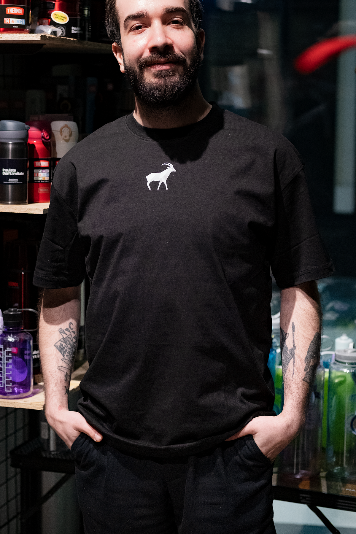 Cliff Polygonia No.2 Tişört - Rahat Kesim, %100 Pamuk