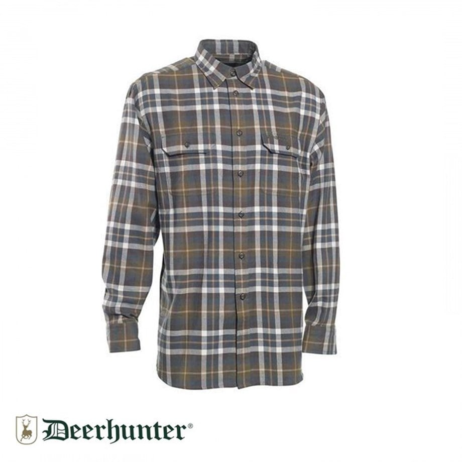 DEERHUNTER Marlon Yeşil Kareli Uzun Kol Gömlek