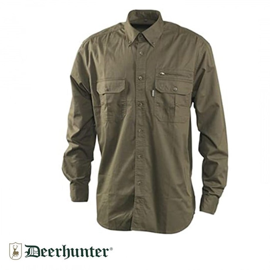 DEERHUNTER Wapiti II Ivy Yeşil U.Kol Gömlek 45