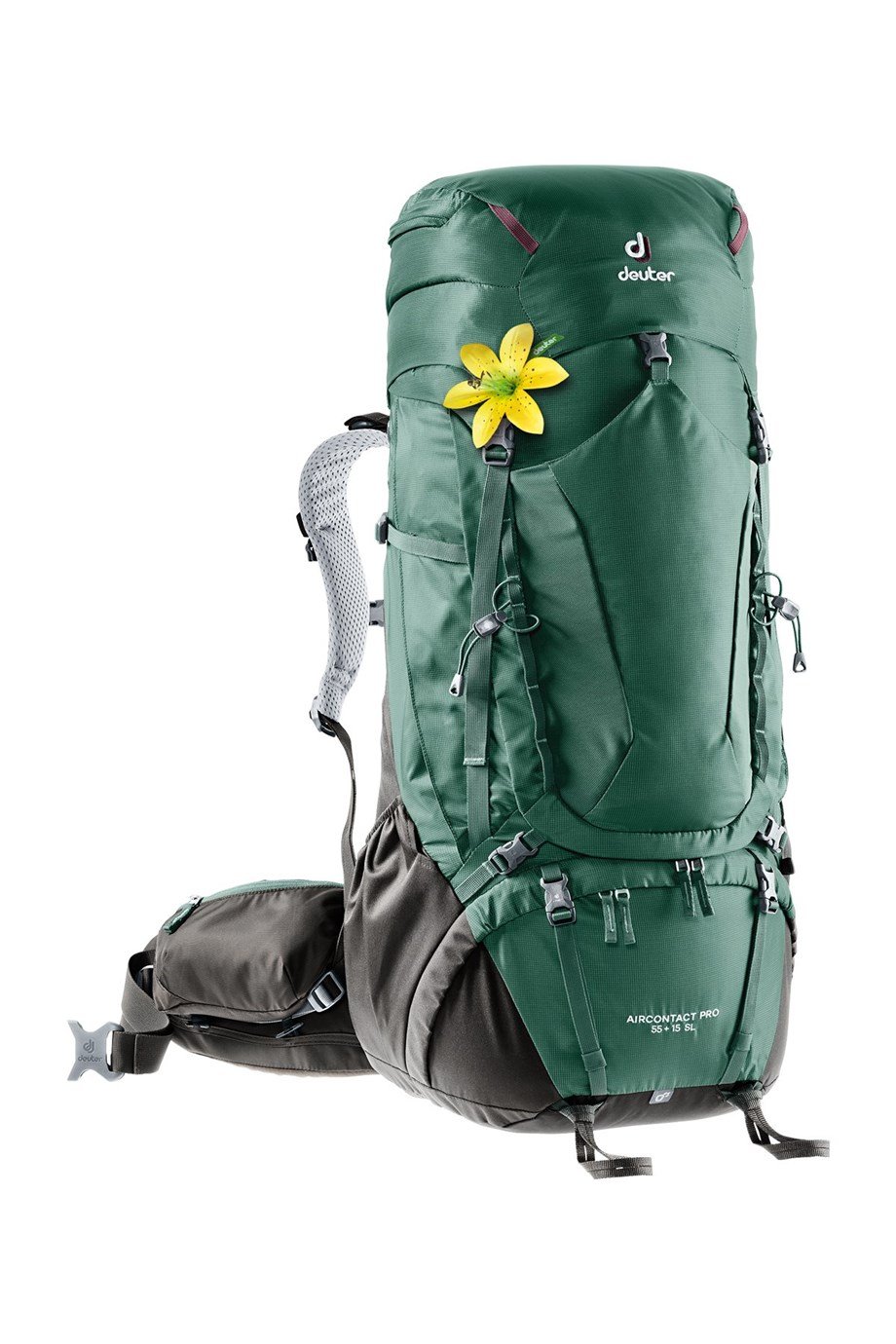 DEUTER Aircontact Pro 55+15 SL Kadın Sırt Çantası SEAGREEN+COFFEE