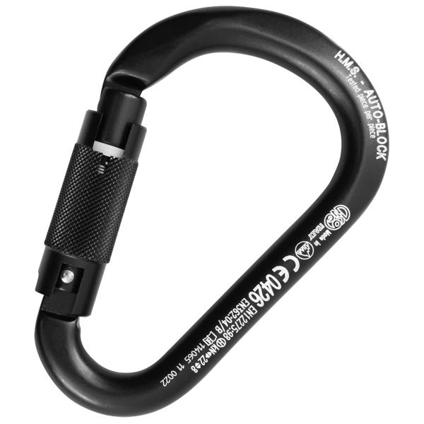 Kong HMS Classic Auto Block TriactLock Karabina - Siyah