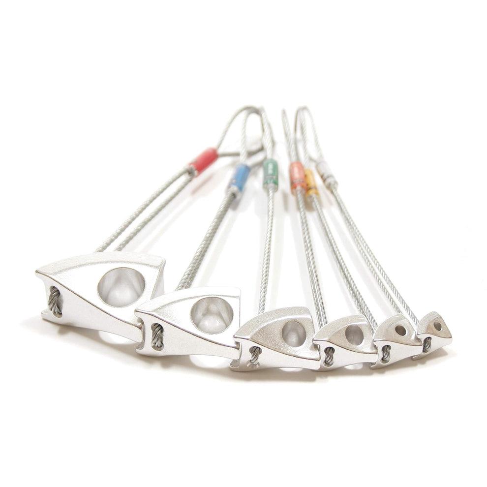 Kouba Abalak 6'lı Tricam Stoper Seti - Silver, n.1-6