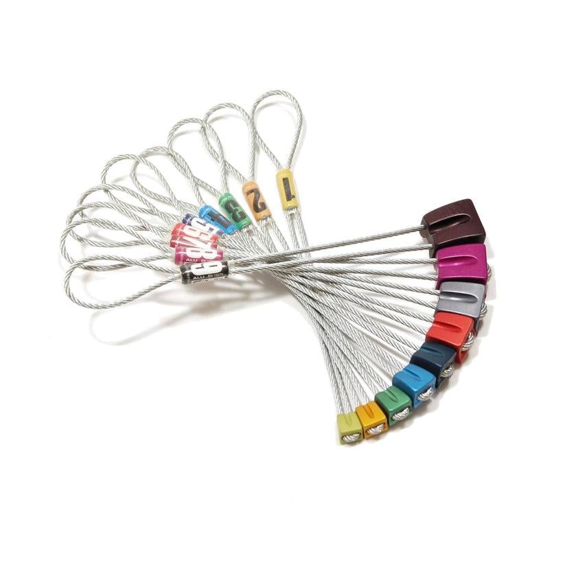 Kouba Alu Nuts 9'lu Stoper Seti - Anodized, n.1-9