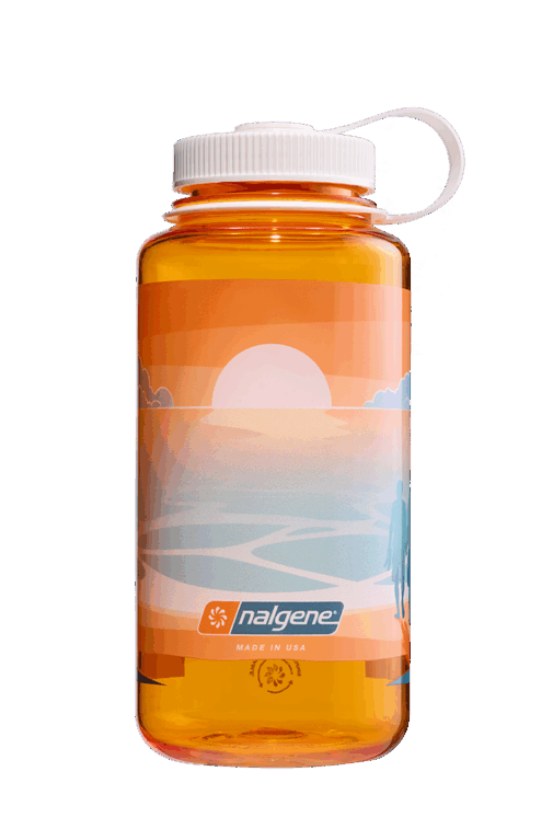 Nalgene 32oz WM Clementine Landscape Sunset, Sustain