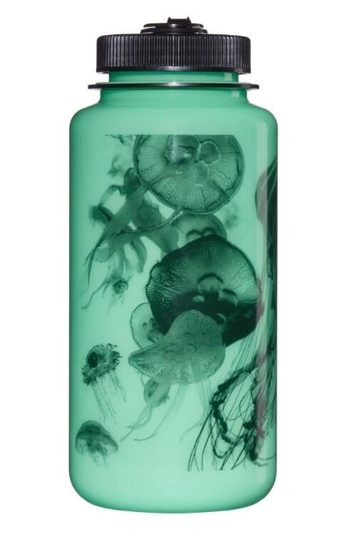 Nalgene 32oz WM Glow w/ Black Jallyfish