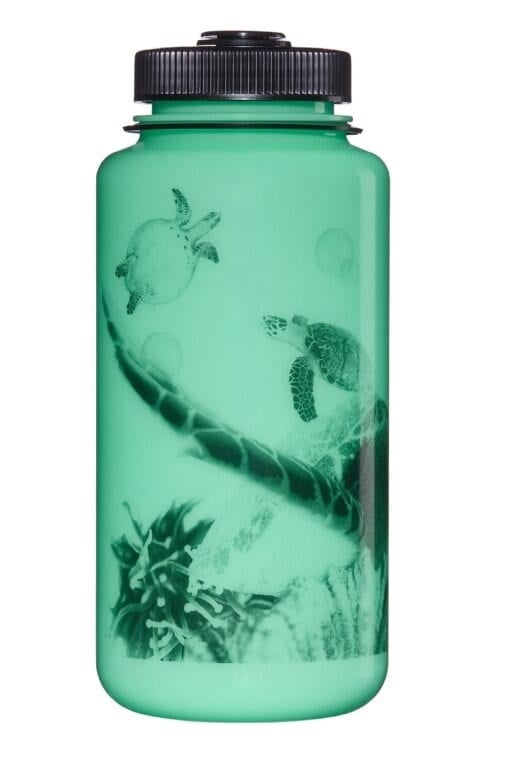 Nalgene 32oz WM Glow w/ Black Turtle