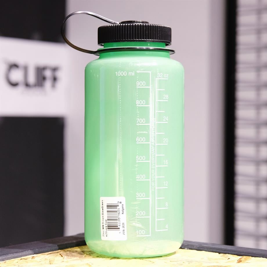 Nalgene 32oz WM Green Glow / Black Cap Tritan Suluk