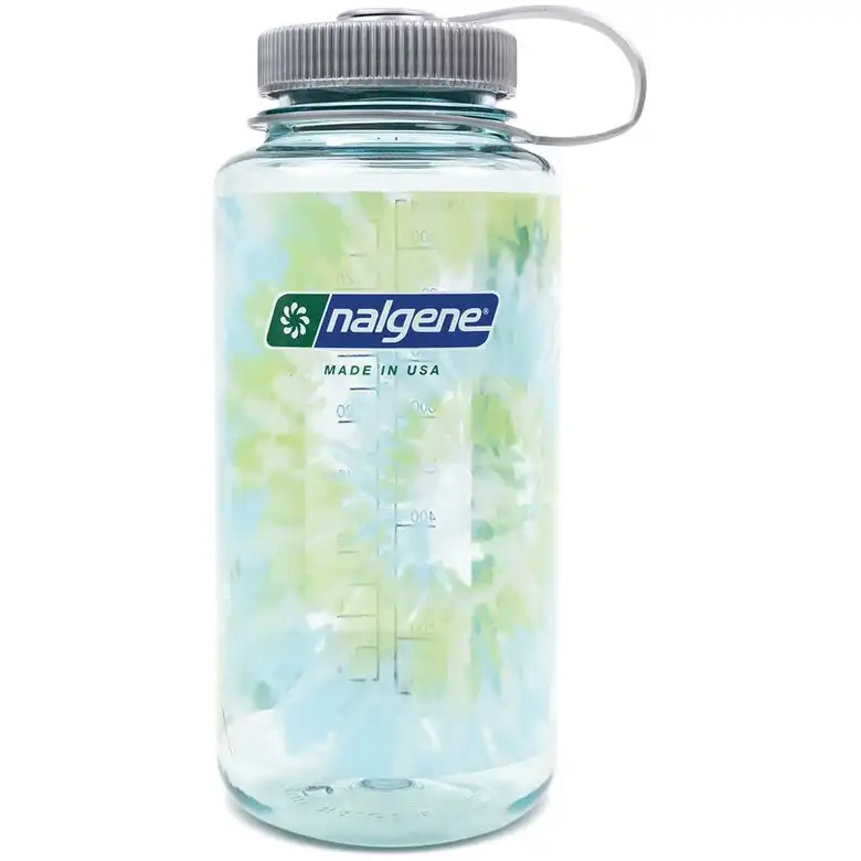 Nalgene 32oz WM Seafoam wPlatinum Blue Tie Dye Suluk