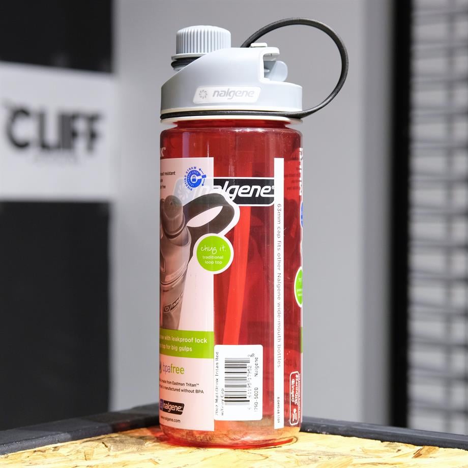 Nalgene MultiDrink, Red /Gray Cap Tritan Suluk