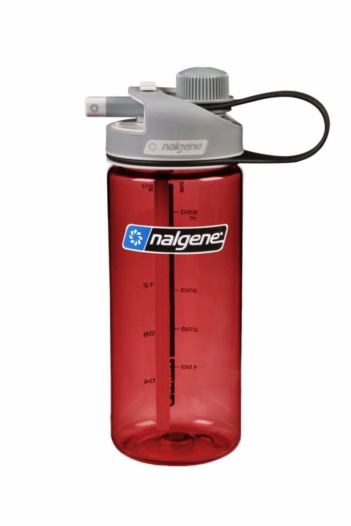 Nalgene MultiDrink, Red w/ Gray Cap, Sustain