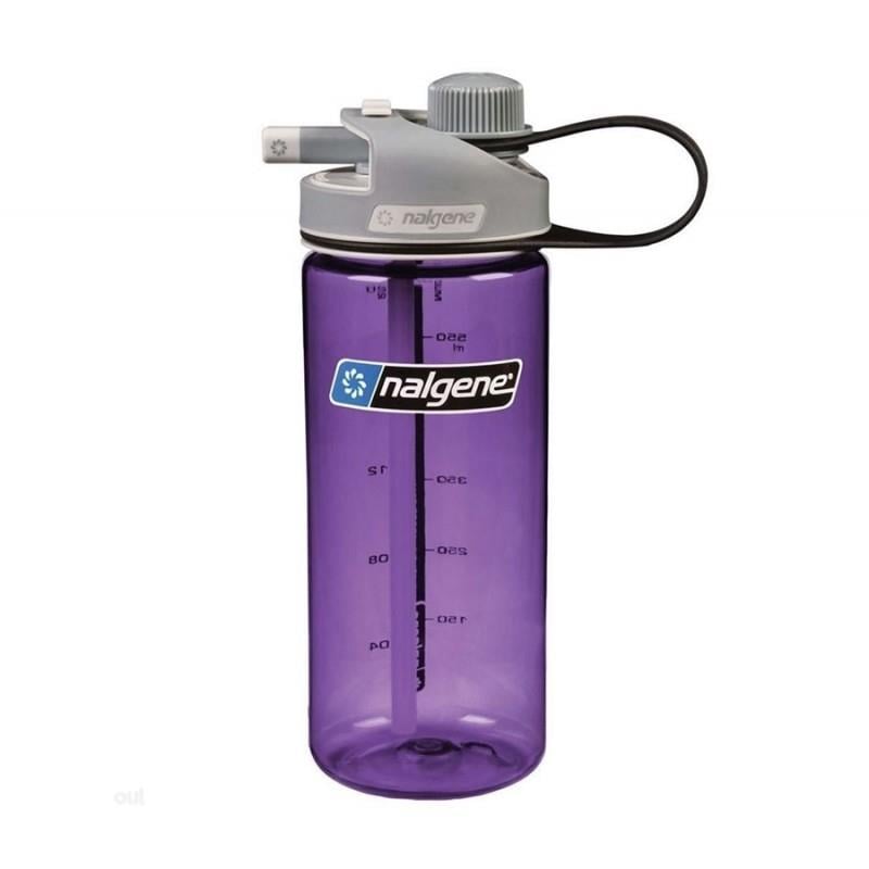 Nalgene MultiDrink,Purple w/ Gray Cap,Sustain Suluk